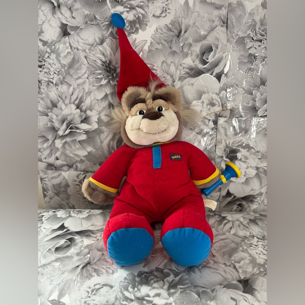 Vintage 1997 Tyco Bubba Talking Plush Doll Red Suit – Does Not York